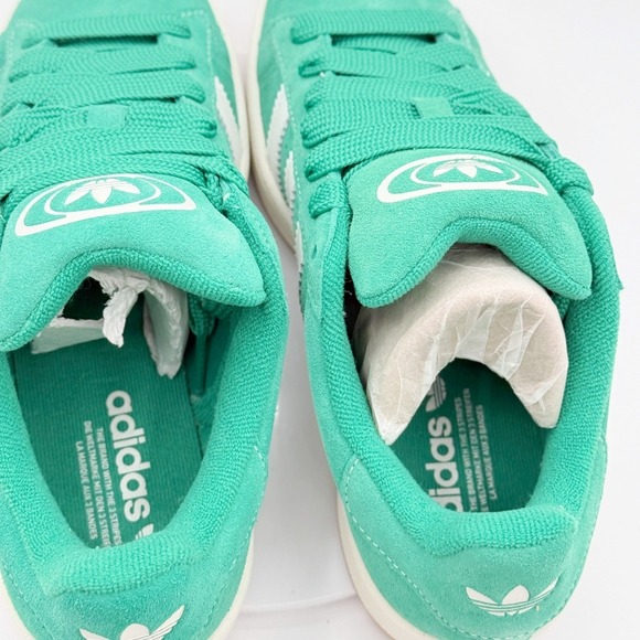 adidas CAMPUS 00s Womens Size 6.5 Semi Court Green White JI2751, New - Picture 7 of 9